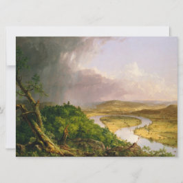 Cartão Rio Oxbow Seen do Monte Holyoke, Massachusetts