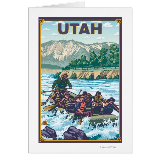Cartão Rio RaftingUtah (Frente)