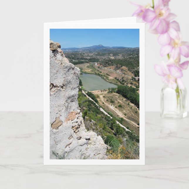 Cartão Rio Turia em Domeño Viejo, Valência, Espanha (Orquídea)