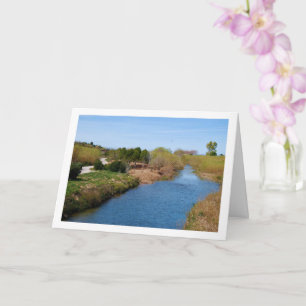 Cartão Rio Turia em Riba-roja de Túria, Espanha