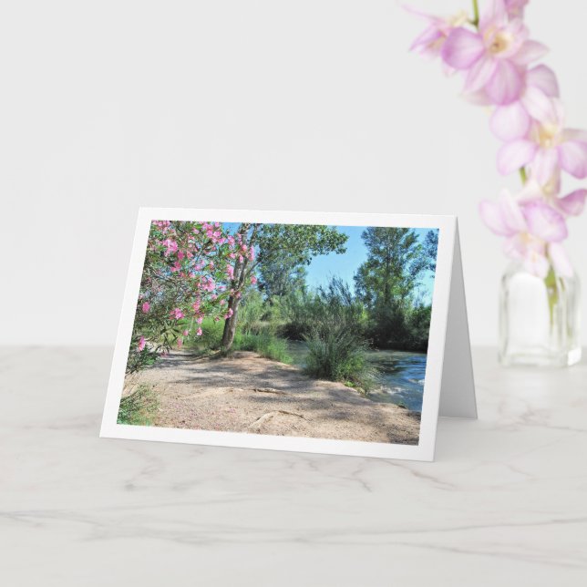 Cartão Rio Turia, Vilamarxant, Valência, Espanha, Espanho (Orquídea)