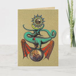 Cartão Ripley Scroll Dragon Dourado