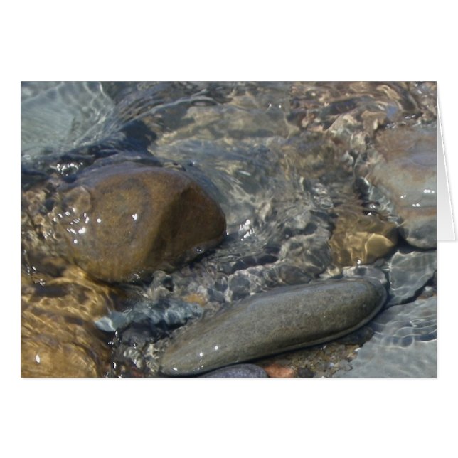 Cartão Rippling Rocks (Frente Horizontal)
