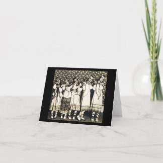 Cartão Rito de Russes dos balés do primavera