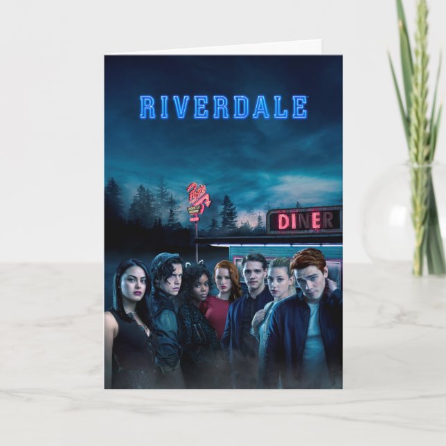 Cartão Riverdale Outside Pop's Diner Poster (Frente)