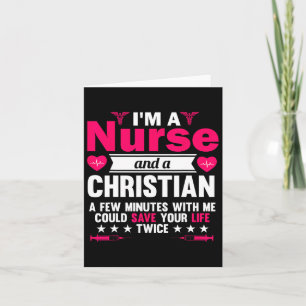Cartão Rn Lvn Cna Nurse Formando Enfermeiro Legal Cristão