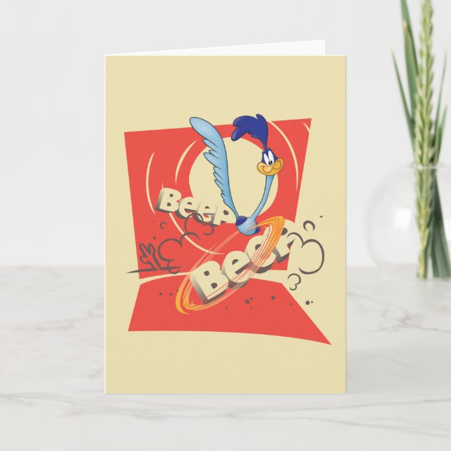 Cartão ROAD RUNNER™ BEEP BEEP!™ Sunset Graphic (Frente)