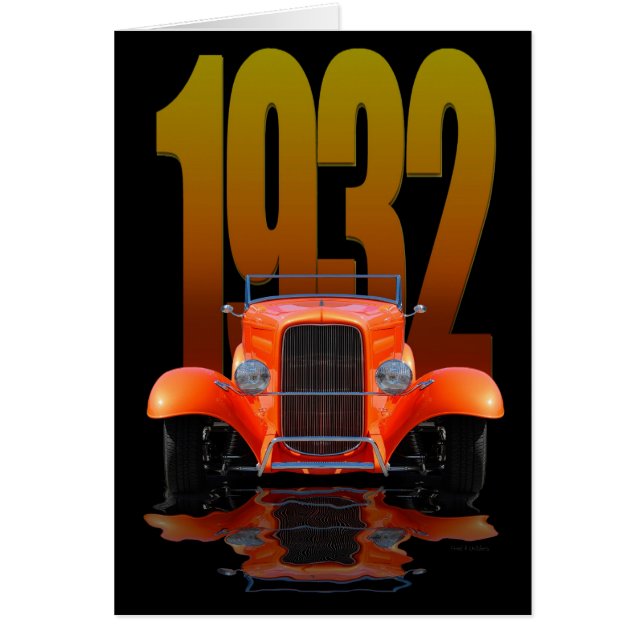 Cartão Roadster 1932 (Frente)