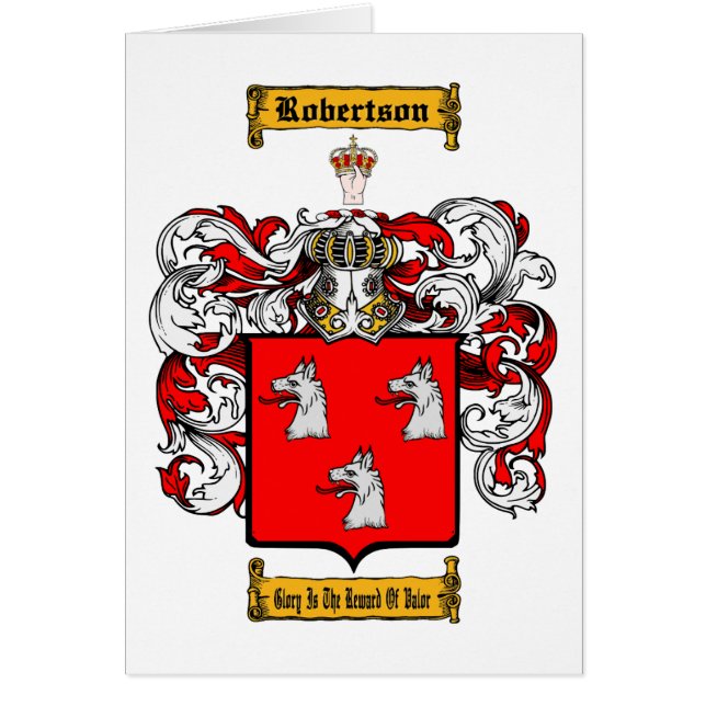 Cartão Robertson (escocês) (Frente)