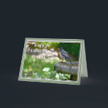 Cartão Robin Birthday Engraçado<br><div class="desc">Personalize seu cartão e torne-o especial! Engraçado dentro de mensagens de Bird-day - totalmente personalizável.</div>
