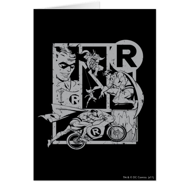 Cartão Robin - Cinza Picto (Frente)