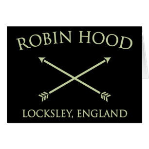 Cartão Robin Hood do locksley