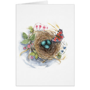 Cartão Robin Nest