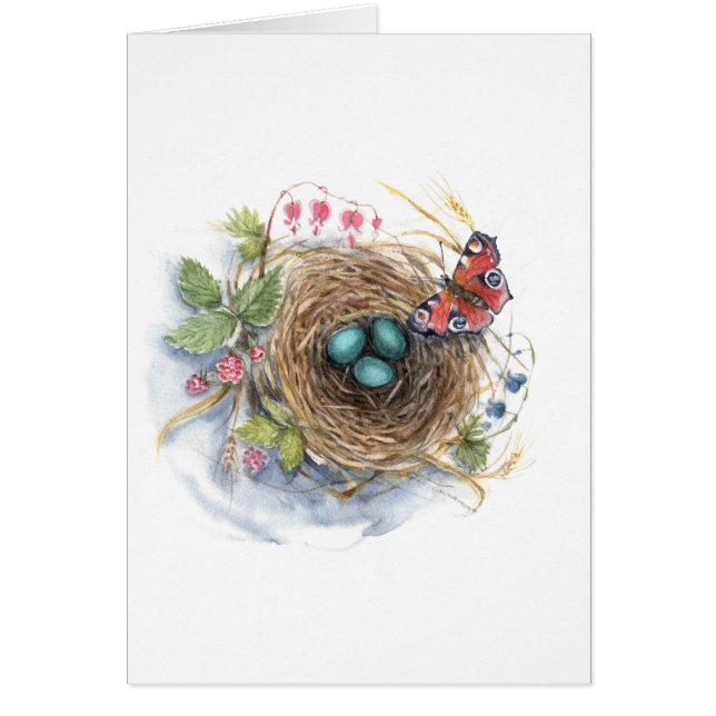 Cartão Robin Nest (Frente)