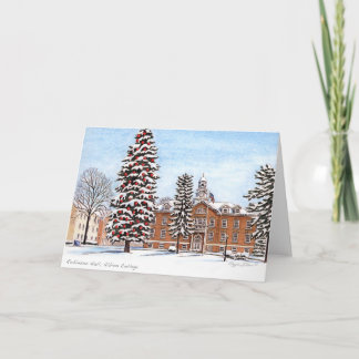 Cartão Robinson Salão, notecard da faculdade de Albion