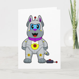 Cartão Robô Cachorro