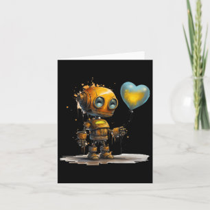 Cartão Robô de Amor do Dia dos Namorados Engraçado Incrív