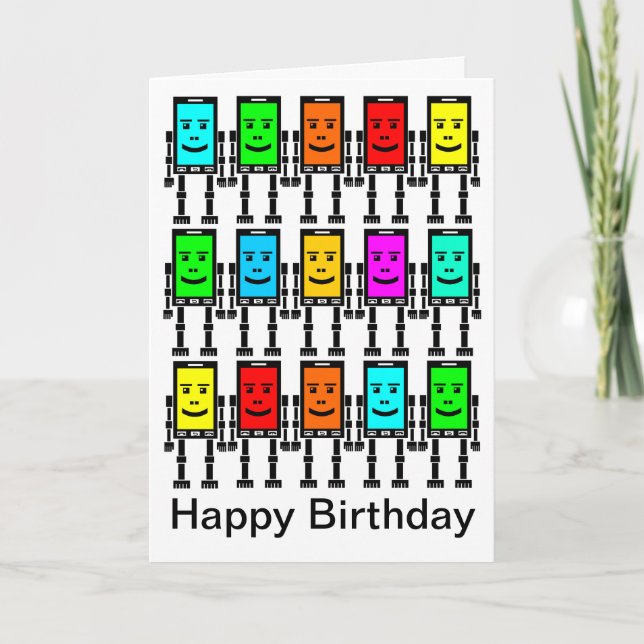 Cartão Robo-telefone (Frente)