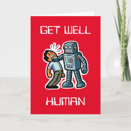 Cartão Robô Zangado