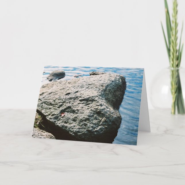 Cartão Rocha da lareira (Frente)