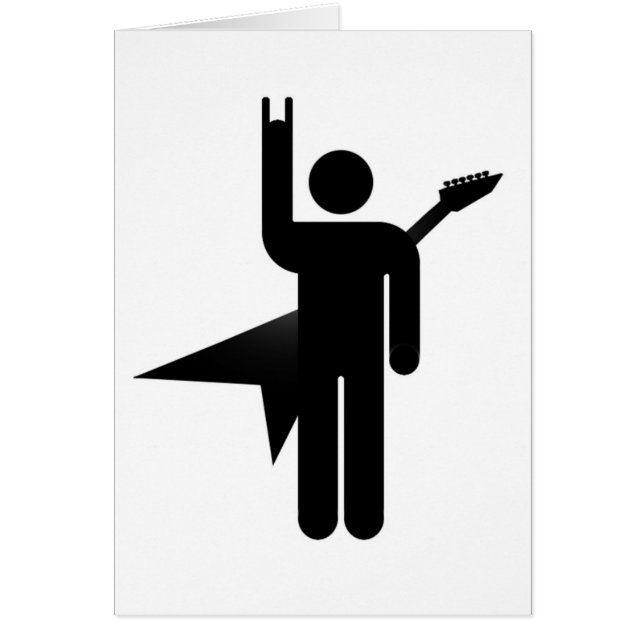 Cartão Rocha das guitarra! (Frente)