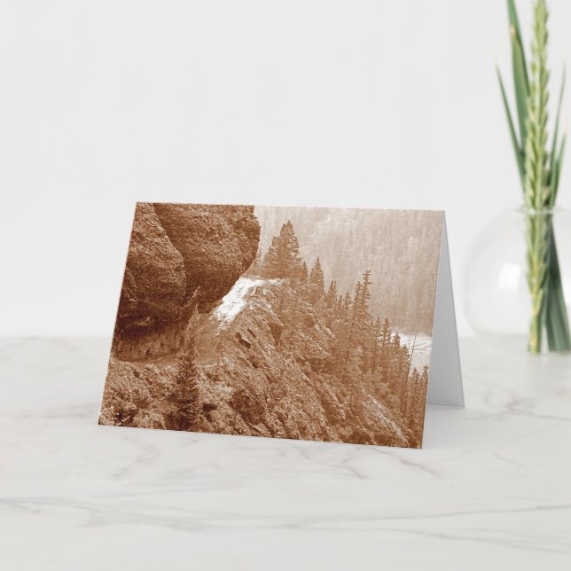 Cartão Rocha de suspensão (Frente)