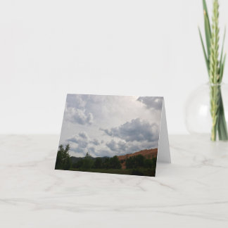 Cartão Rocha vermelha