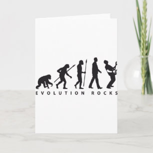 Cartão rocha violão evolutiva