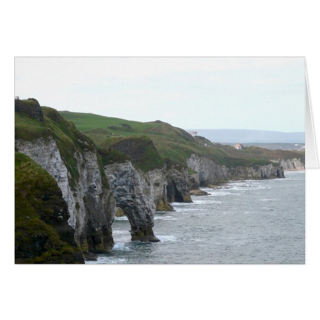 Cartão Rochas brancas (Frente Horizontal)