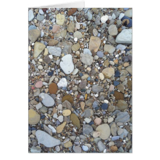 Cartão Rochas da praia