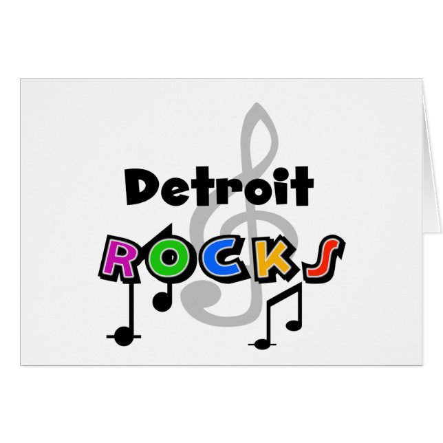 Cartão Rochas de Detoit (Frente Horizontal)