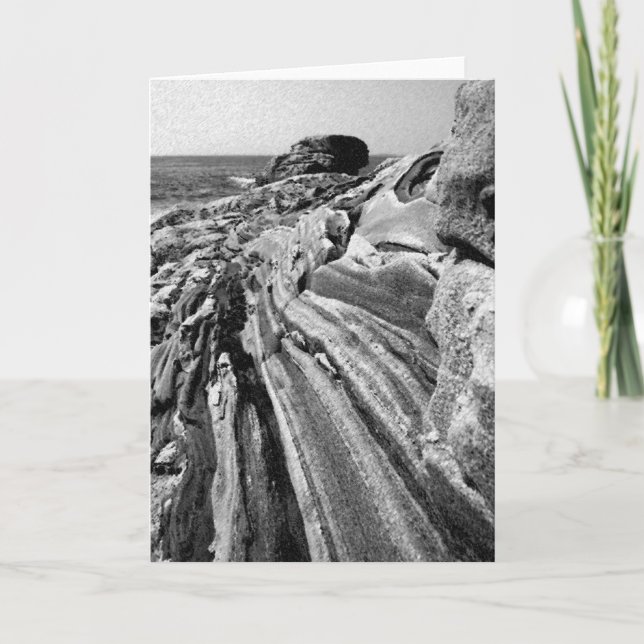 Cartão Rochas de Pemaquid (Frente)