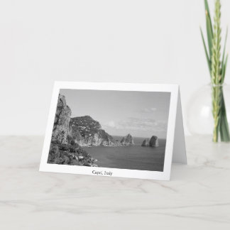 Cartão Rochas na água