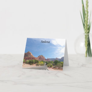 Cartão Rochas Vermelhas de Sedona