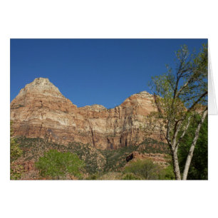 Cartão Rochas Vermelhas no Zion National Park Fotografia