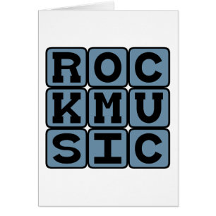 Cartão Rock Music Genre