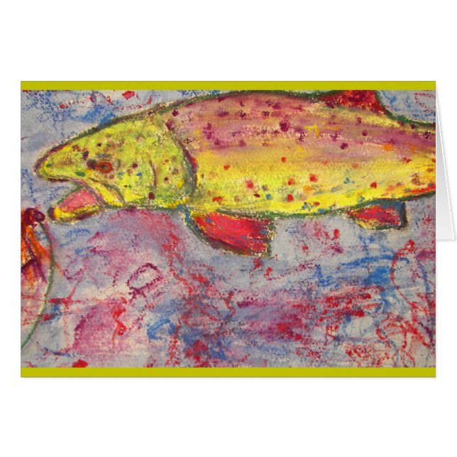 Cartão rock no arco-íris (Frente Horizontal)