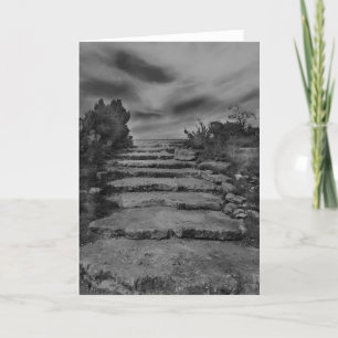 Cartão Rock Stairs Greeting Card