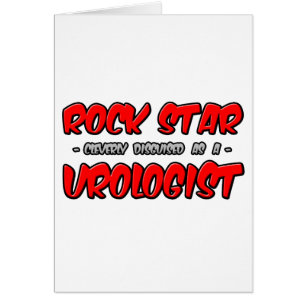 Cartão Rock Star.. Urologista.