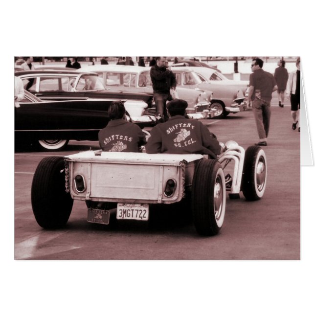 Cartão Rockabilly Rebels (Frente Horizontal)