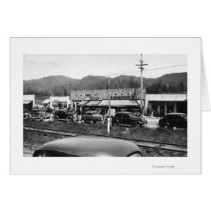 Cartão Rockaway, Oregon Main Business Section