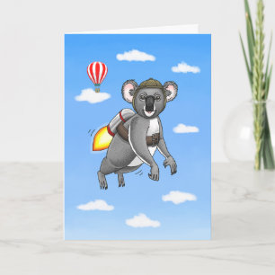 Cartão Rocket Koala