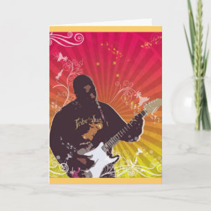 Cartão Rockin Out com Pai