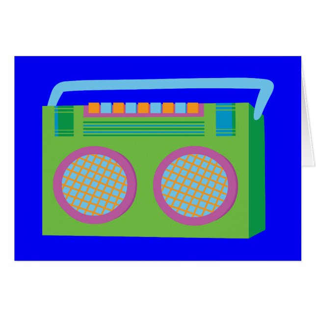 Cartão Rockin' Stereo (Frente Horizontal)