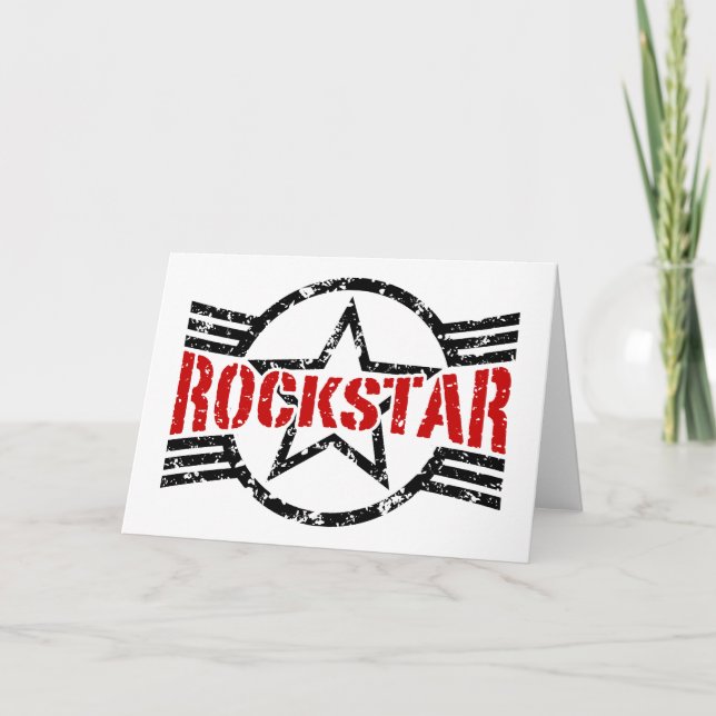 Cartão Rockstar (Frente)
