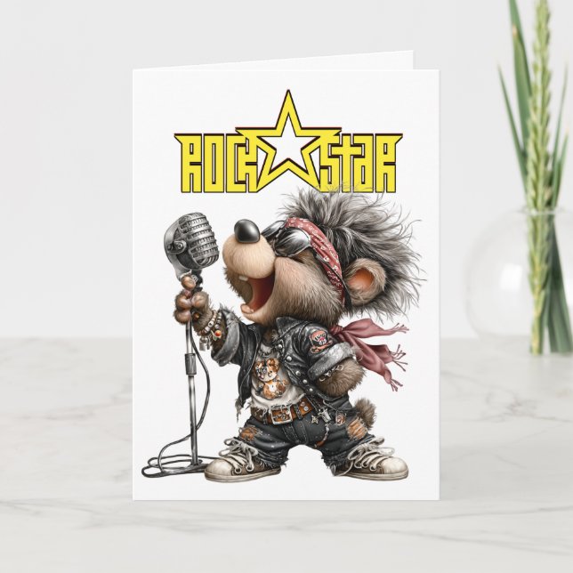 Cartão ROCKSTAR (Frente)