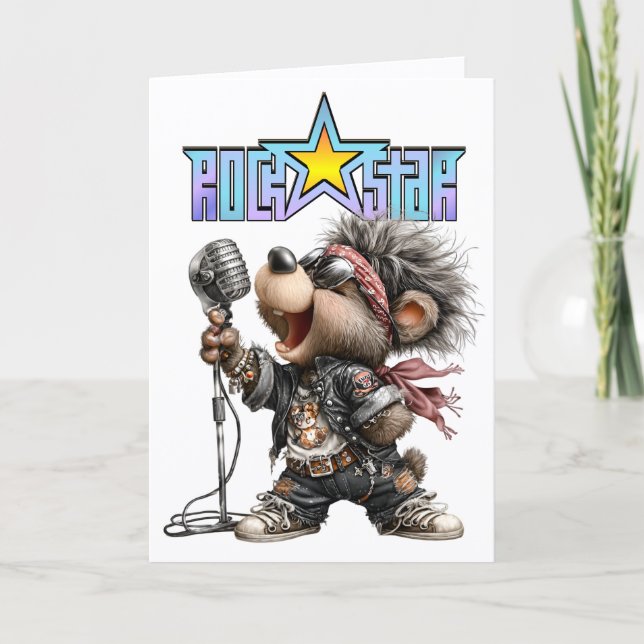 Cartão ROCKSTAR (Frente)