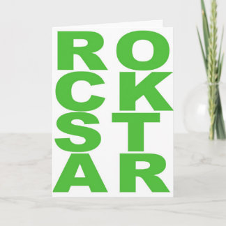 Cartão Rockstar