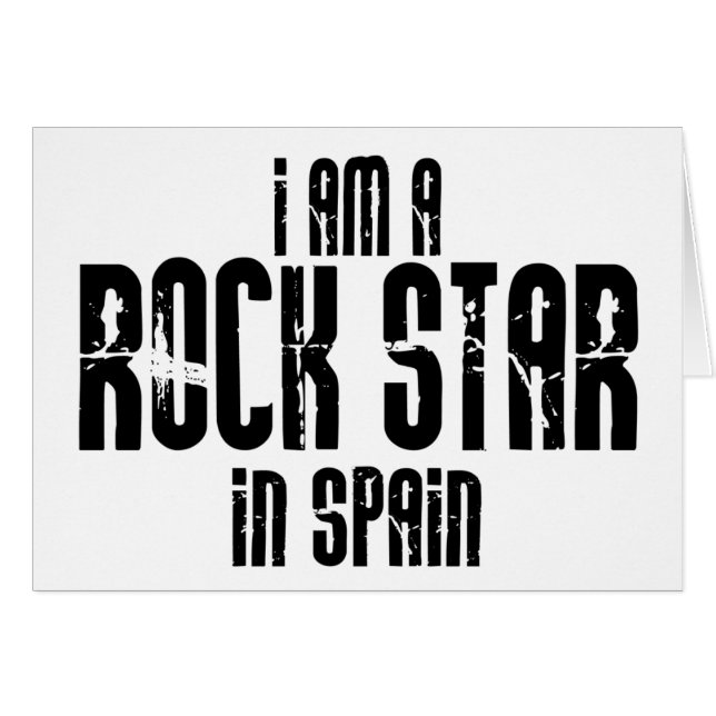 Cartão Rockstar na espanha (Frente Horizontal)