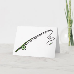 Cartão Rod de pesca